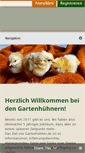 Mobile Screenshot of gartenhuehner.de
